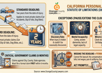 personal injury statute of limitations California